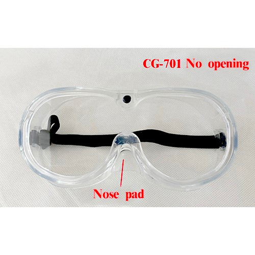 Safety goggles no opening CG-701