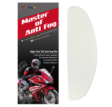 XII WY Universal Motorcycle Full Face Helmet Shield Anti Fog Film,Clear Visor Lens Insert Fog Resistant Waterproof Sticker